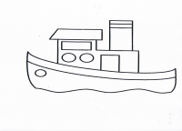 Barco pesquero navegando